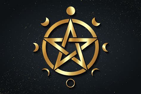 Pagan pentagram symbol